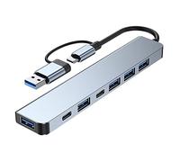 SHABD Multiport USB Hub 3.0 Multi USB Splitter 4 Ports USB C 3.0 2.0 Ports pour PC Laptop Computer Hub