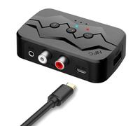 SHABD Récepteur Bluetooth 5.0 Tout-en-1 Transmetteur Bluetooth NFC Prend en Charge la Lecture de Disque TF Carte U Adaptateur D'Appel Facile à Utiliser
