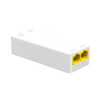 SHABD Répéteur POE 2 Ports 10/100 Mbps 1 à 2 Extensions PoE avec IEEE802.3Af/at Plug&Play 48 V pour Commutateur PoE NVR Caméra IP AP Accessoires Pièces