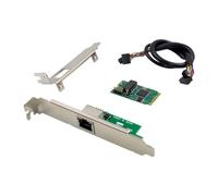 SHABD ST7300 I210AT M.2 B+M Carte Réseau Utilitaire Multifonction pour Serveur Industriel Gigabit en Cuivre à Port Unique et Facile à Utiliser