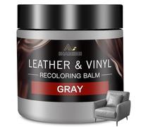 SHABEIBEI Kit de Réparation Cuir Gris, 200ml - Entretien Cuir pour Canapés, Meubles en Cuir, Sièges de Voiture et Sacs, Réparation de Rayures & Peinture pour Cuir Synthétique et Véritable
