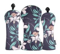 SHABIER Beau Fond de Motif de Fleurs Couvre tête de Golf for Golf Un Ensemble Club