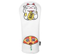 SHABIER Couvre-club de golf avec motif chat porte-bonheur Maneki-Neko