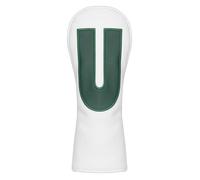 SHABIER Couvre-club de golf blanc avec motif U pour club de golf hybride