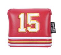 SHABIER Grand couvre-maillet de golf avec numéro pour putter de golf (rouge avec n° 15)