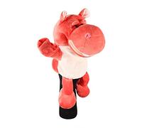 SHABIER Housse de protection en peluche pour driver de golf motif animal pour tête de club 460cc (Hippopotame)