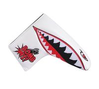 SHABIER New War Shark Flying Tiger Warshark Couvre-Club de Golf pour Putter de Golf Blanc