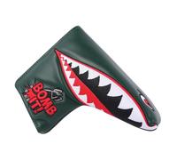 SHABIER New War Shark Flying Tiger Warshark Housse de Protection pour Putter de Golf Vert foncé