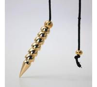SHABRIM Pendule en laiton allongé pour équilibrer les chakras et le Reiki en laiton poli