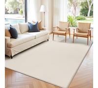 SHACOS Tapis Moderne Antidérapant pour Salon Lavable Tapis Doux Convient aux Salons, Chambres à Coucher et Chambres d'enfants, Créme, 80 x 150 cm