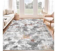 SHACOS Tapis Salon 160x230cm, Poil Ras Moderne Motif Abstrait Tapis Descente de Llit Chambre Adulte Antidérapant Tapis de Sol Doux pour Chambre à Coucher, Salle a Manger, Coloré