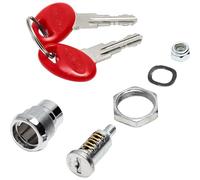 Shad 200451r Rechange Bombin pour Coffre ATV 80, Argent