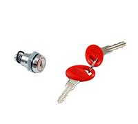 Shad 201722R Ensemble Barillet et clés de Remplacement pour Serrure Standard, argenté, TU