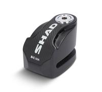 Antivol disque Shad noir avec alarme et goupille de 10 mm pour motos et scooters