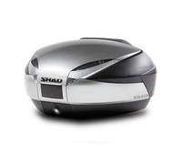 Shad Top-case moto SH48 (711.08.14) Titanium 48 L look carbone avec dosseret