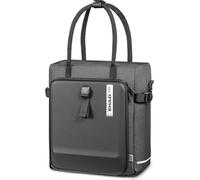 SHAD Bikes Sacoche vélo Porte Bagage Arriere 16L - Sac Cabas Femme Ordinateur imperméable R-Pet - Sacoche Velo Sac a Dos Urbain avec Poche rembourrée - Jusqu’à 4?kg de Charge