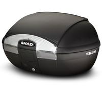 Shad - Capot Top Case Argent 45l