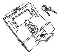 SHAD D1B481MAR Dark Grey SH 48 Lock System Noir
