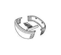 Shad D1B50EMR Jeu d'enjoliveurs latéraux pour Top Case SH50 Noir