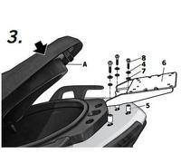 Shad Porte-bagages pour Top Case – compatible avec de nombreux modèles