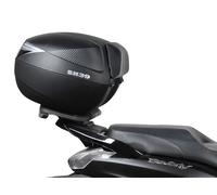 Shad Top case arrière pour Piaggio Beverly 125, Sport Touring 350, Tourer 125/250/300/400 Noir
