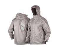 Shad Veste de pluie à capuche Hoodie Argenté Taille M