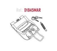 SHAD Jeu de clés de serrure à cylindre de rechange pour valise SH45