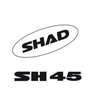 SHAD Stickers D1B451ETR blanc pour SH45