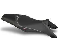 SHAD Selle confort noir-gris/coutures grises - adaptable sur Yamaha MT09