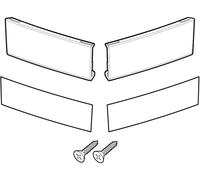 SHAD SET REFLECTOR WHITE R/L SH23, blanc, taille 15 cm