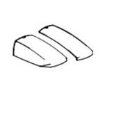 Shad SH23 Aluminium, couvercles des boîtiers latéraux Aluminium Aluminium