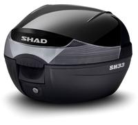 Shad SH33, couvercle du boîtier supérieur Noir Noir