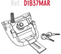 Shad D1B37MAR Système de Verrouillage de Rechange pour Top Case SH37 Argenté