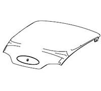 Shad Sh40 Case Cover For Top Case Argenté