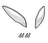 SHAD SH48 White Réflecteurs