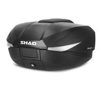 SHAD top case SH58X Taille ajustable, look carbone Shad