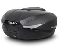 SHAD top case SH58X Taille ajustable, look carbone Shad