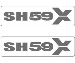SHAD SH59X Autocollants