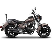 Shad Dosseret moto Sissybar Keeway Superlight 125 / Blackster 250 Noir Taille unique