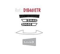 SHAD STICKERS ADHÉSIFS DE RECHANGE POUR VALISES OU COFFRES TOP CASE SH46