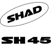 SHAD Stickers D1B451ETR blanc pour SH45