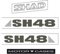 Shad Sh48 Stickers Gris