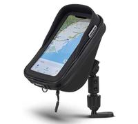 Shad Support smartphone SG76 pour rétroviseur avec poche 180 x 90 mm argenté