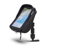 Shad Support smartphone SG76 pour rétroviseur avec poche 180 x 90 mm argenté