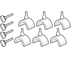 SHAD TAMPONS DE CAOUTCHOUC SH23