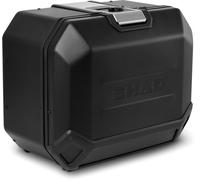 Shad Terra, étui latéral 47 L Noir/Noir/Argent Noir/Noir/Argent
