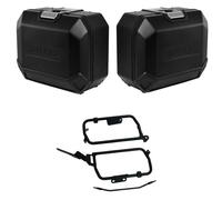 SHAD Top Case / Valises Moto Pack TR36L TERRA Black Line Left + TR36R TERRA Black Line Right + H0DV104P