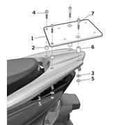 SHAD Top Master Ajustement topcase, noir