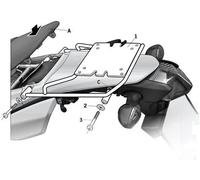 SHAD TOP MASTER HONDA CRF 250L Ajustement topcase, noir
