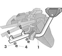 SHAD Top Master Kit de montage - Adaptable sur Suzuki